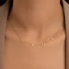 Singularu Collar Mama Letters Plata Baño Oro Amarillo Hot
