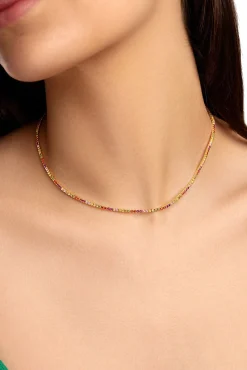 Singularu Collar Riviere Colors Oro Amarillo Clearance