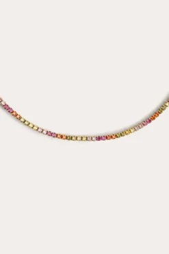 Singularu Collar Riviere Colors Oro Amarillo Clearance