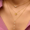 Singularu Collar Single Star Oro Amarillo Clearance