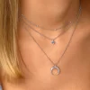 Singularu Collar Sophie Topaz Plata Gris Hot