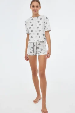 Inside Conjunto Pijama Gris Claro Online