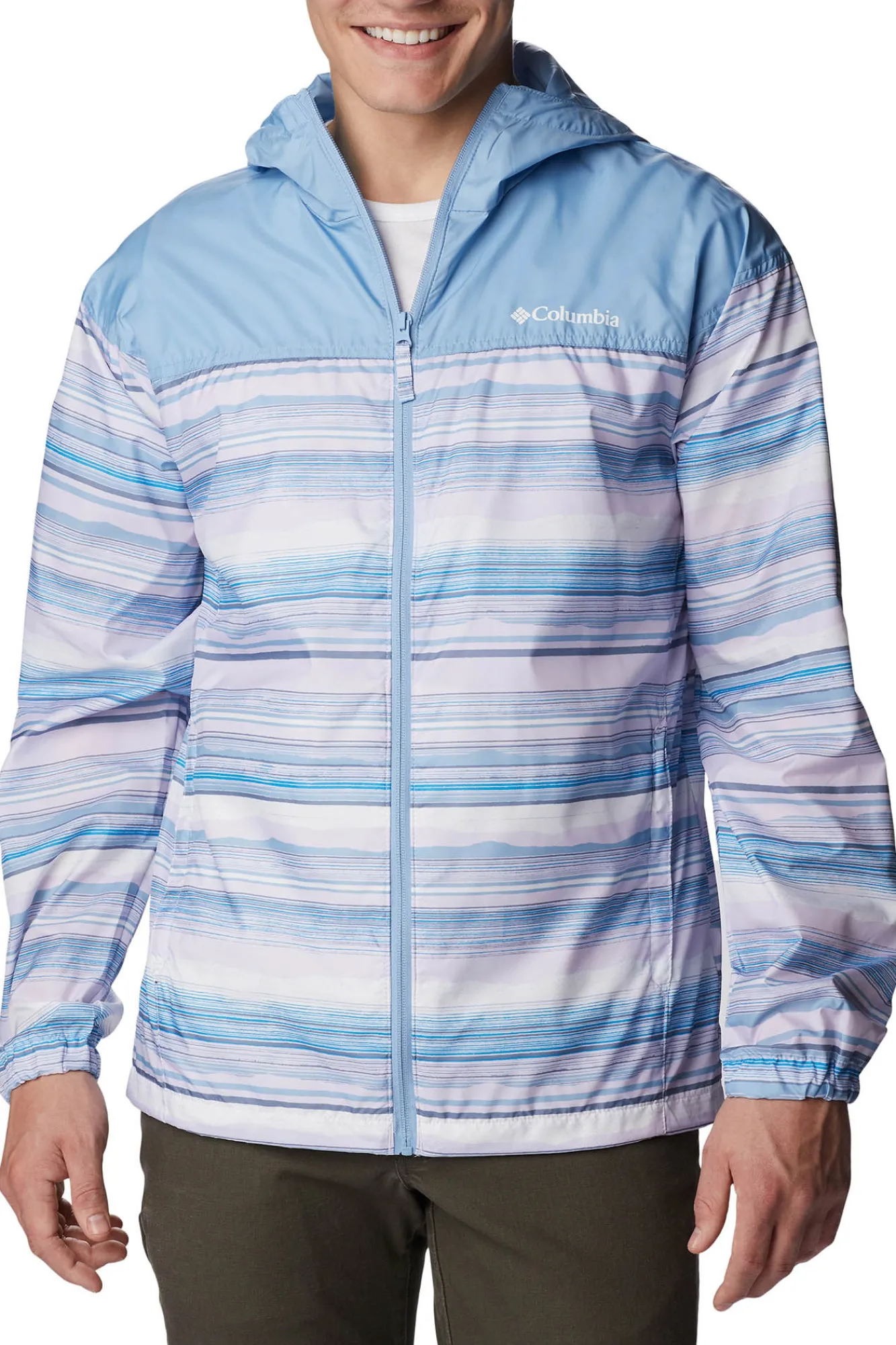 Columbia Cortavientos Flash Challenger™ Para Hombre - Novedad Lila Clearance