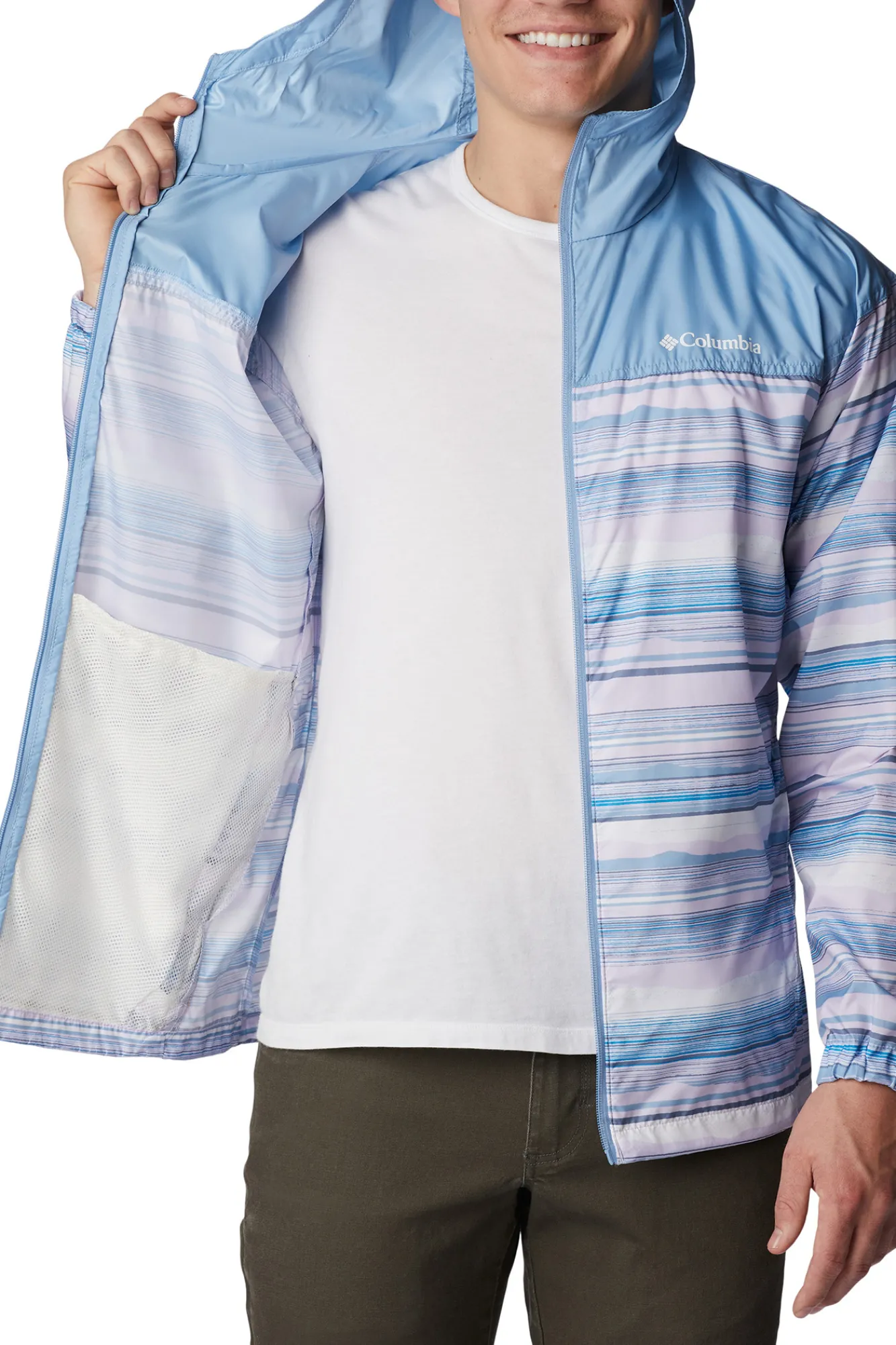 Columbia Cortavientos Flash Challenger™ Para Hombre - Novedad Lila Clearance