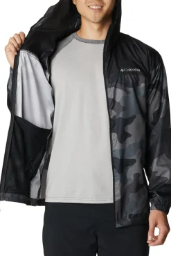 Columbia Cortavientos Flash Challenger™ Para Hombre - Novedad Negro Hot