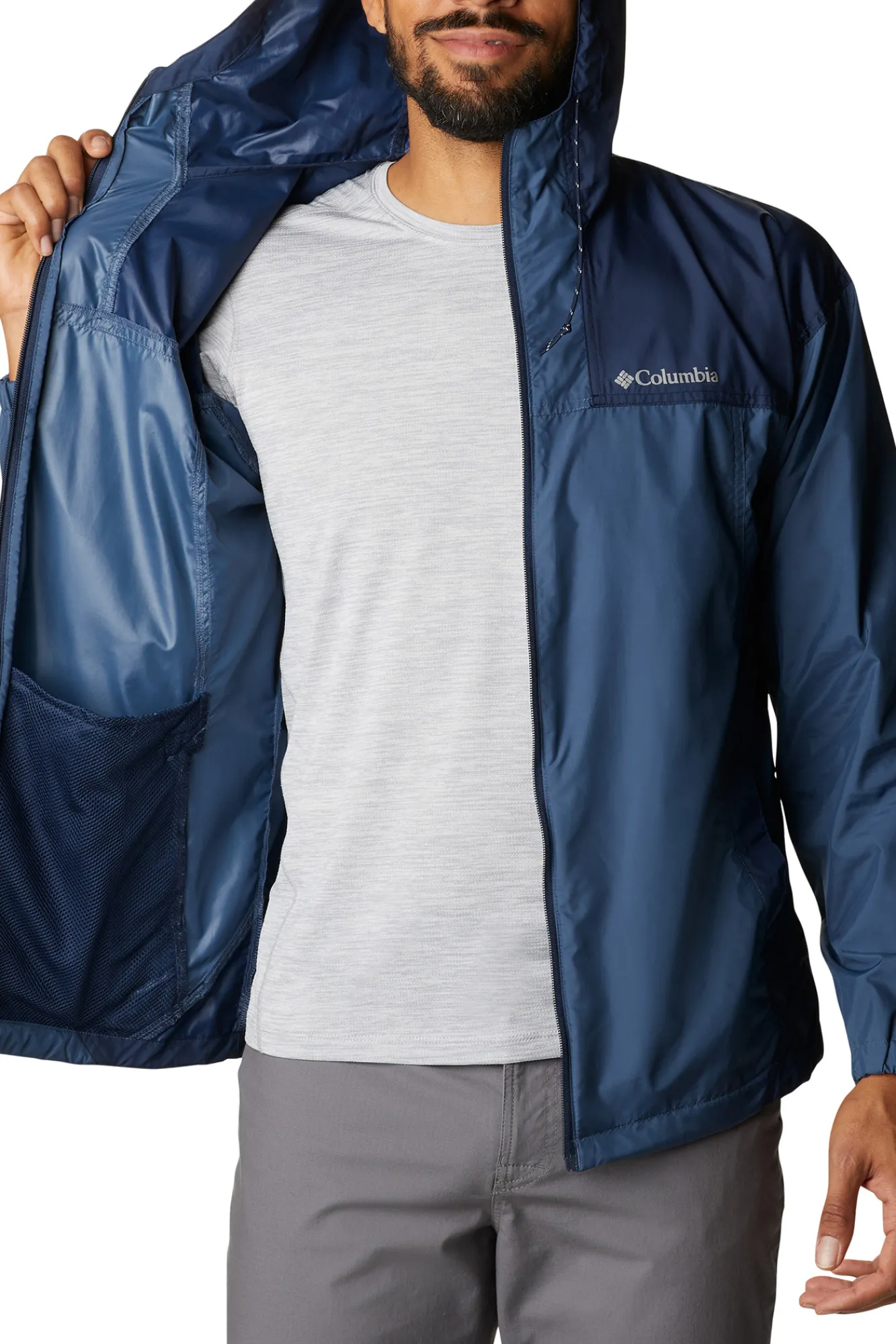 Columbia Cortavientos Flash Challenger™ Para Hombre Azul