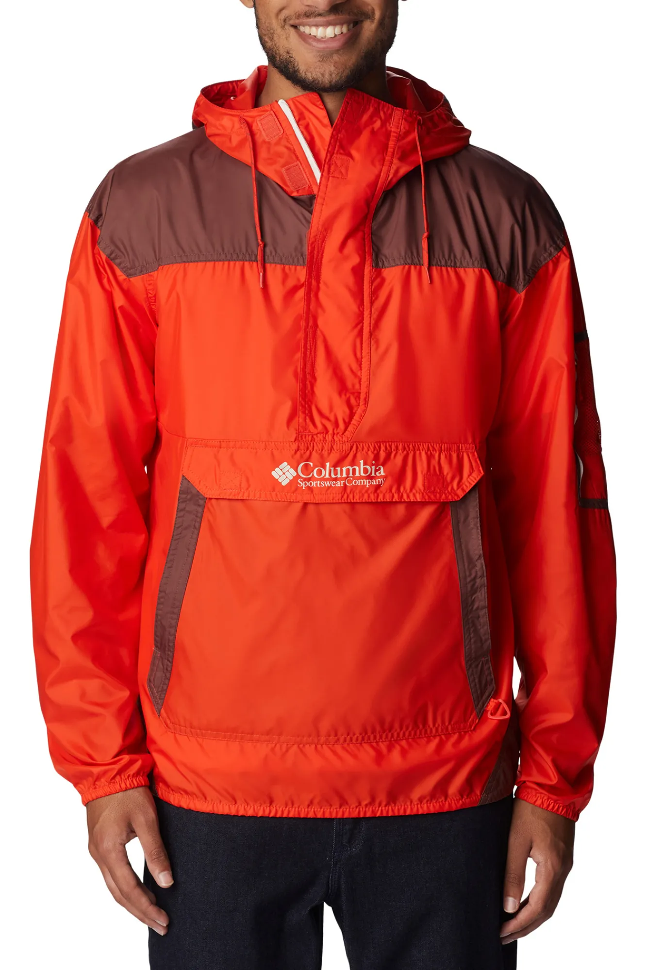 Columbia Cortavientos Para Hombre Challenger™ Rojo New
