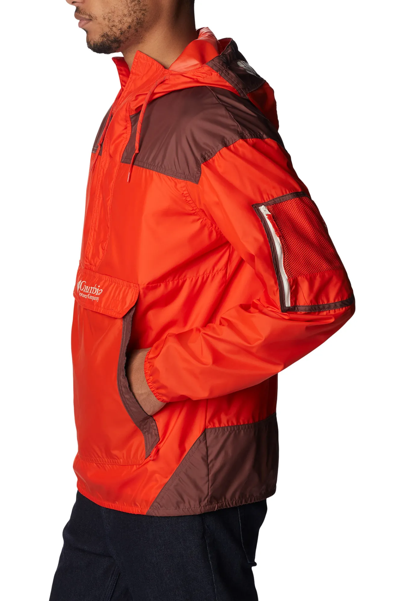 Columbia Cortavientos Para Hombre Challenger™ Rojo New