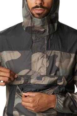Columbia Cortavientos Para Hombre Challenger™ Estampado Marron Hot