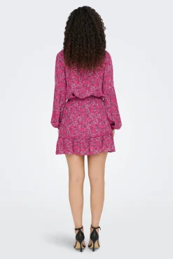 Only Falda Corta Rojo Hot