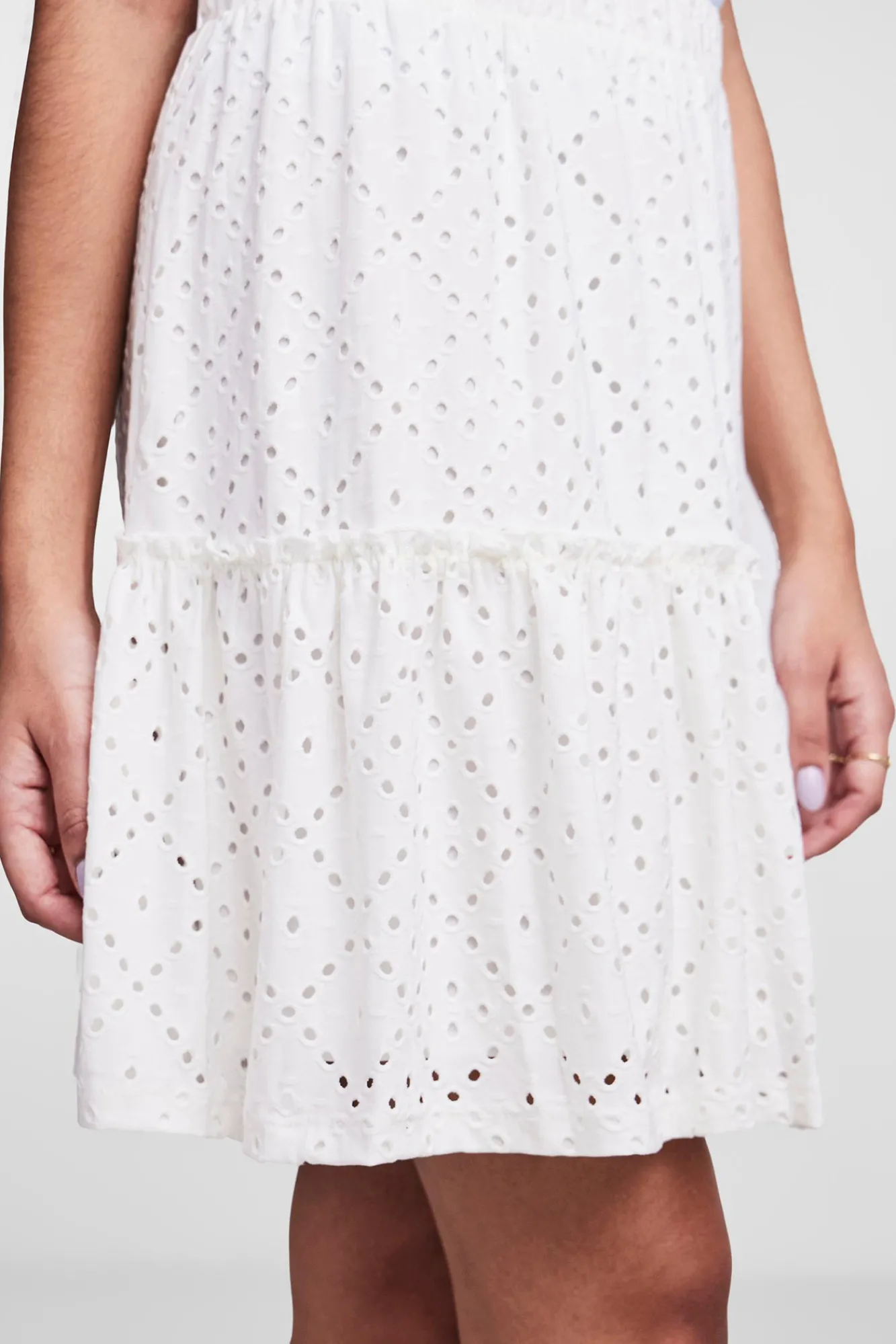Pieces Falda Corta De Mujer Blanco Discount