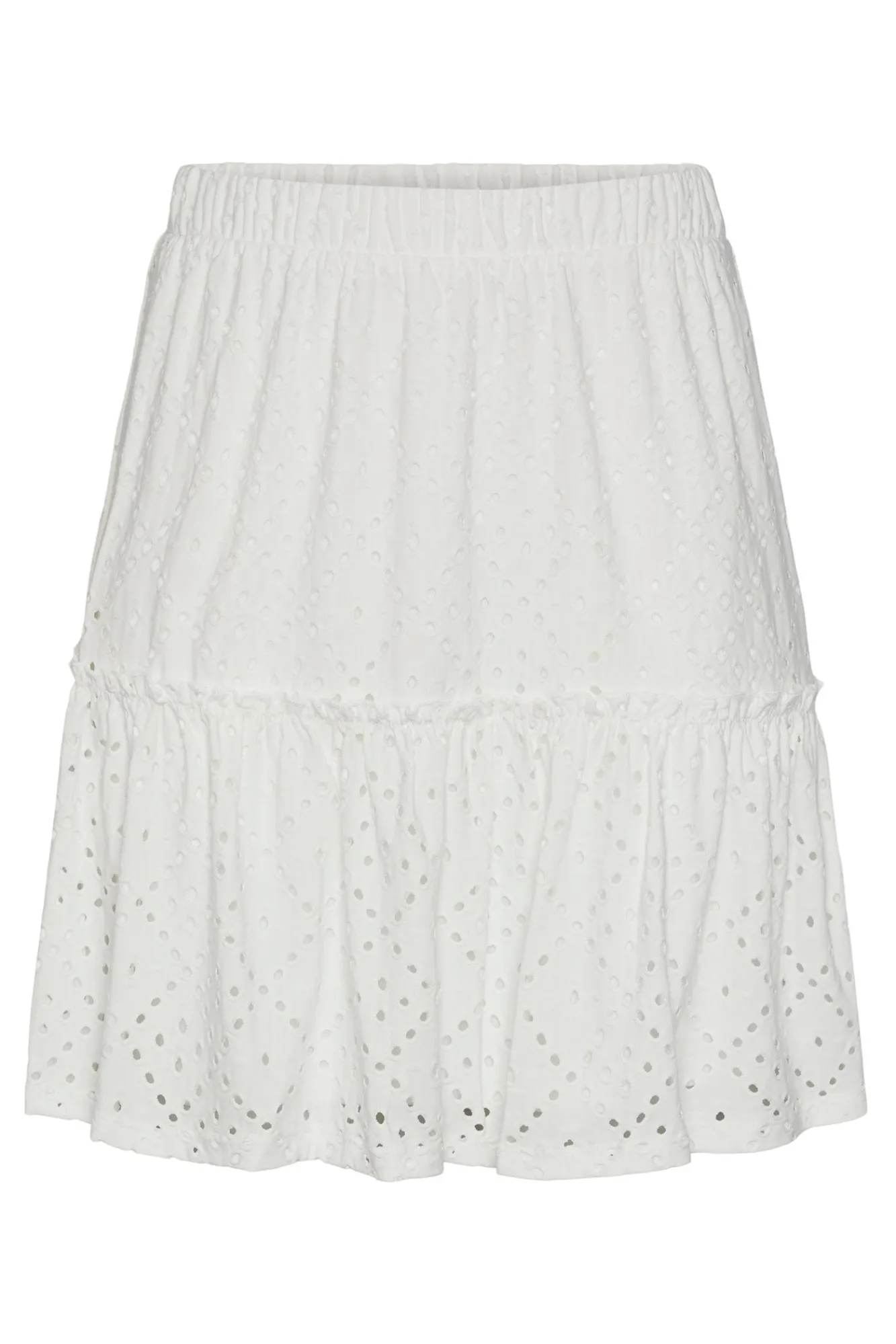 Pieces Falda Corta De Mujer Blanco Discount