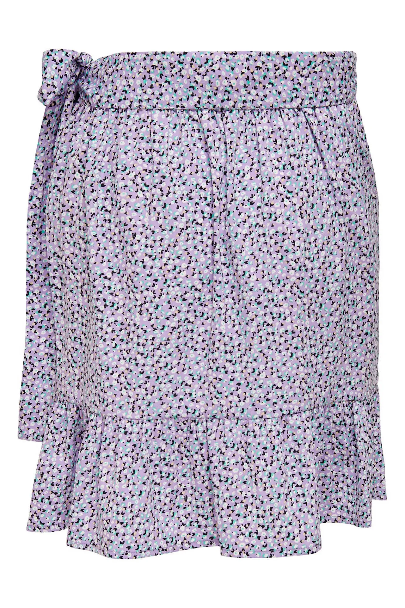 Only Falda Corta Fluida Morado Outlet