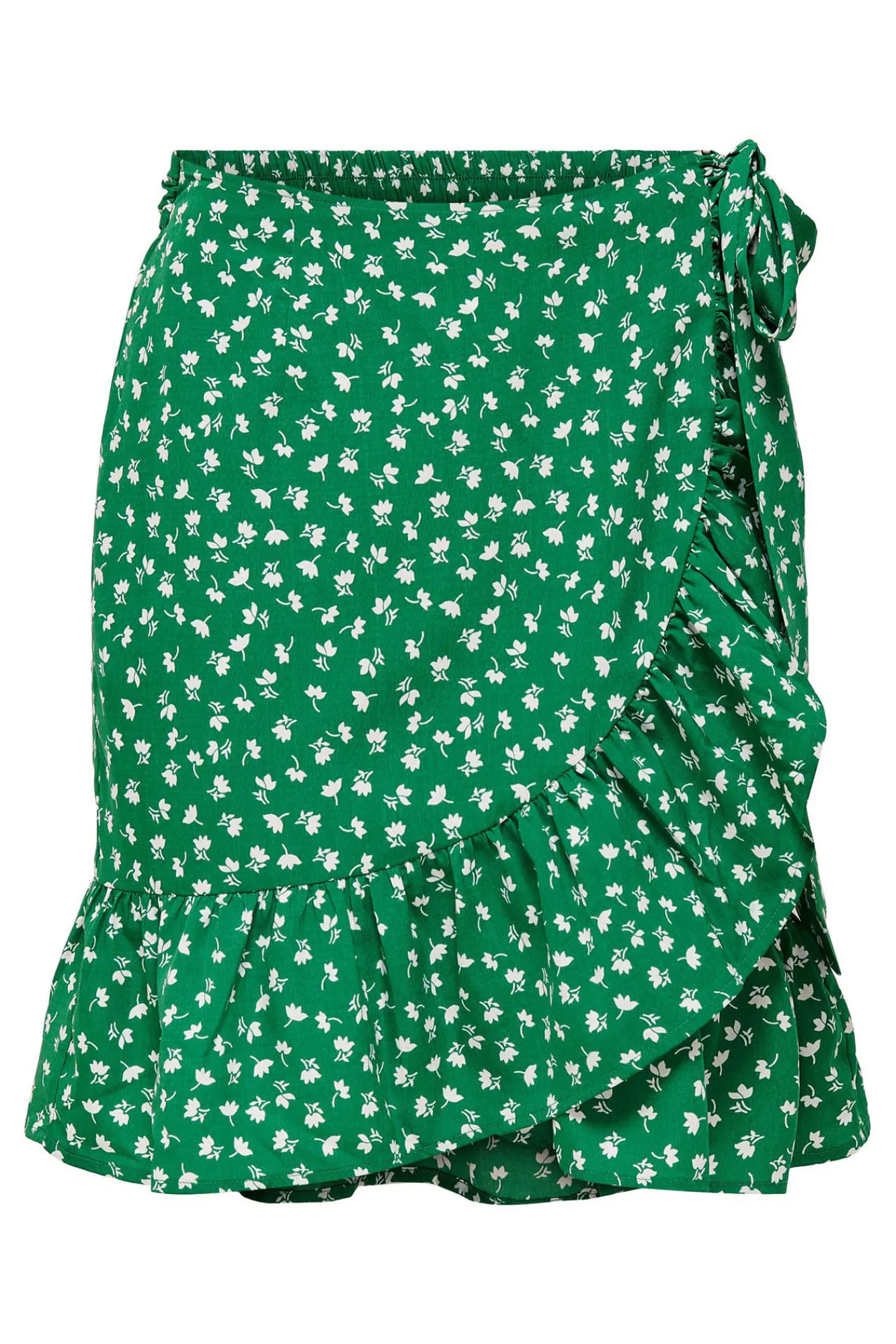 Only Falda Corta Fluida Verde Best