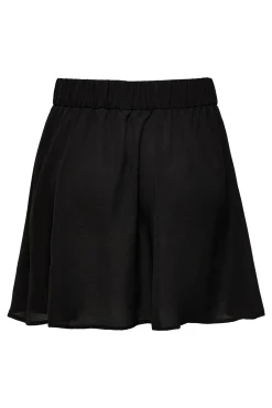 Only Falda Corta Fluida Negro Discount