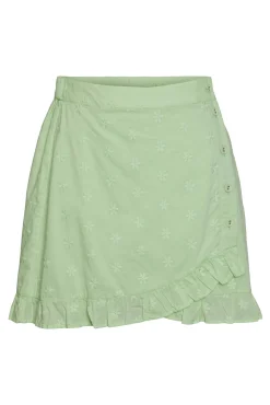 Pieces Falda Corta Mujer Verde Sale