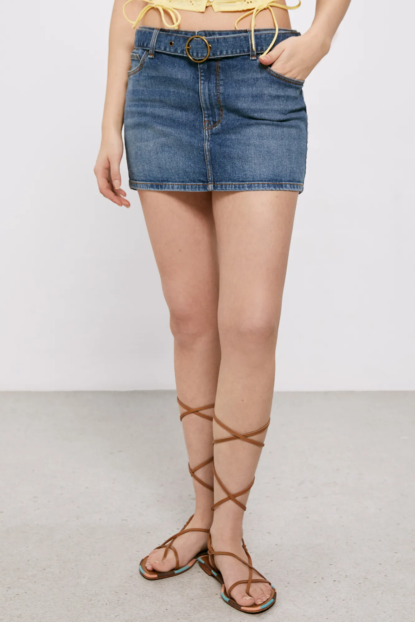 High Spirits Falda Costa Azul Medio