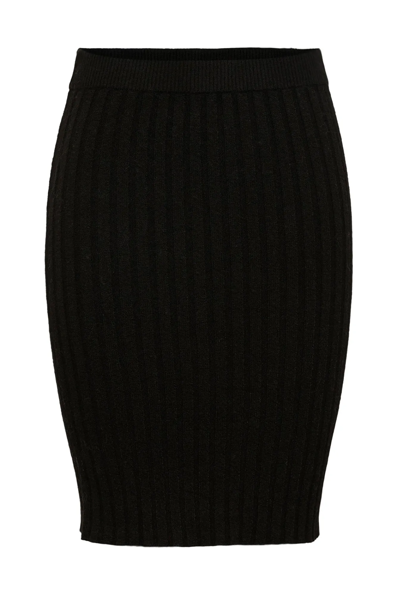 Pieces Falda De Punto Negro Best