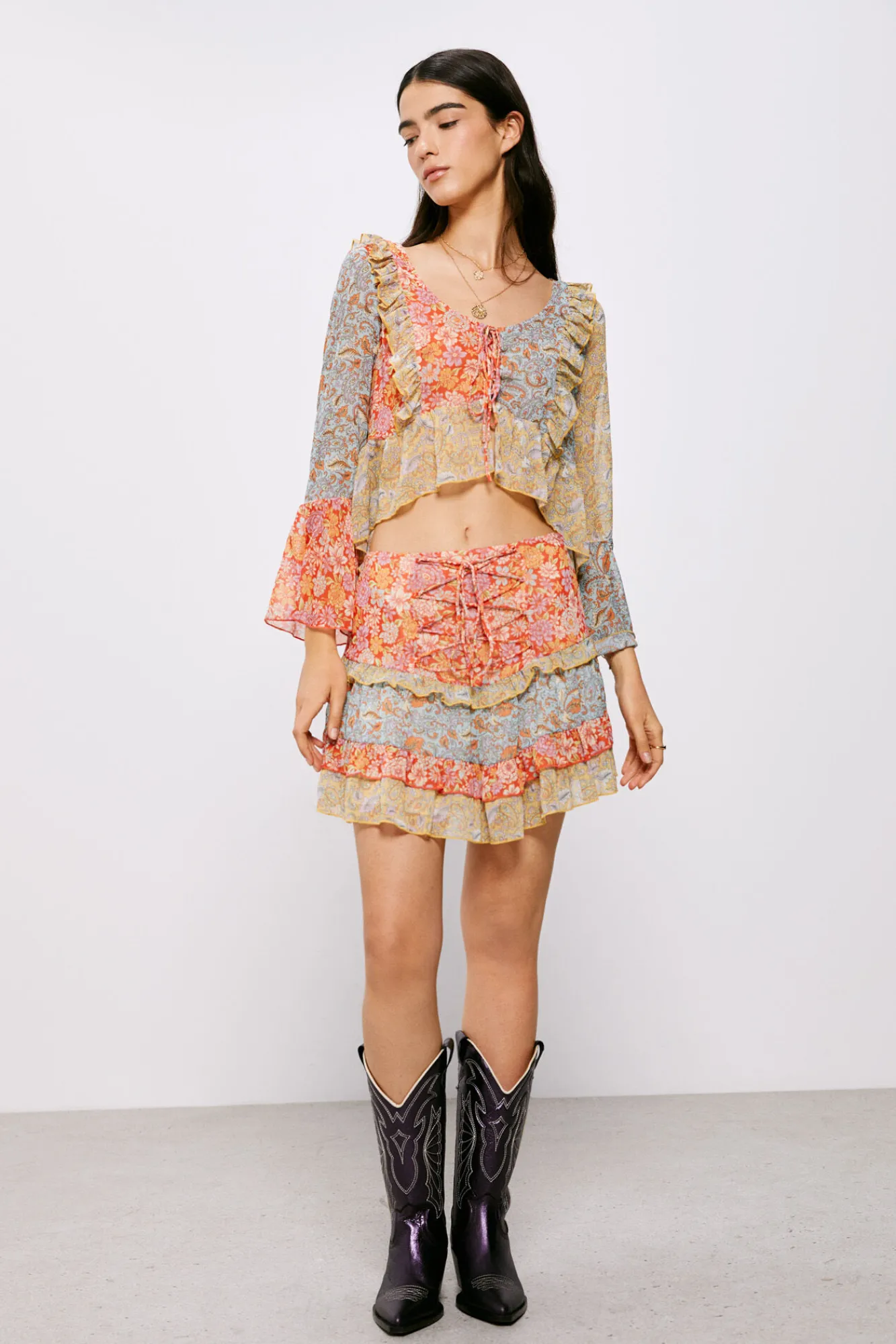 High Spirits Falda French Azul Sale
