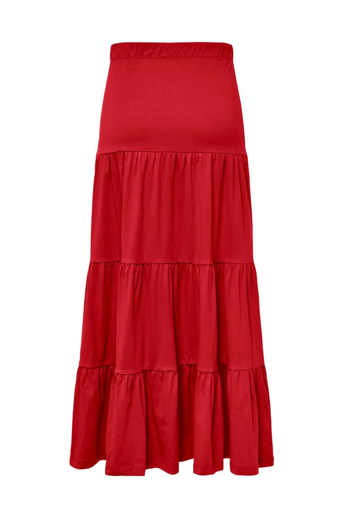 Only Falda Larga Rojo Hot