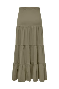 Only Falda Larga Verde New