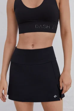 Dash and Stars Falda Malla Interior Negro Hot