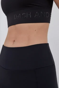 Dash and Stars Falda Malla Interior Negro Hot