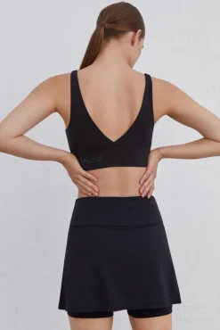 Dash and Stars Falda Malla Interior Negro Hot