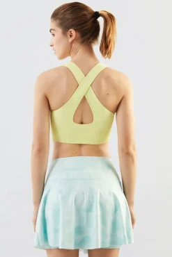 Dash and Stars Falda Malla Interior Estampado Verde Sale