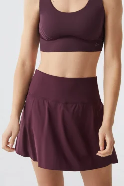 Dash and Stars Falda Malla Interior Morado Rosa