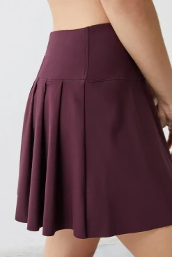 Dash and Stars Falda Malla Interior Morado Rosa