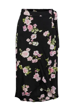 Pieces Falda Midi Cruzada. Multicolor Clearance