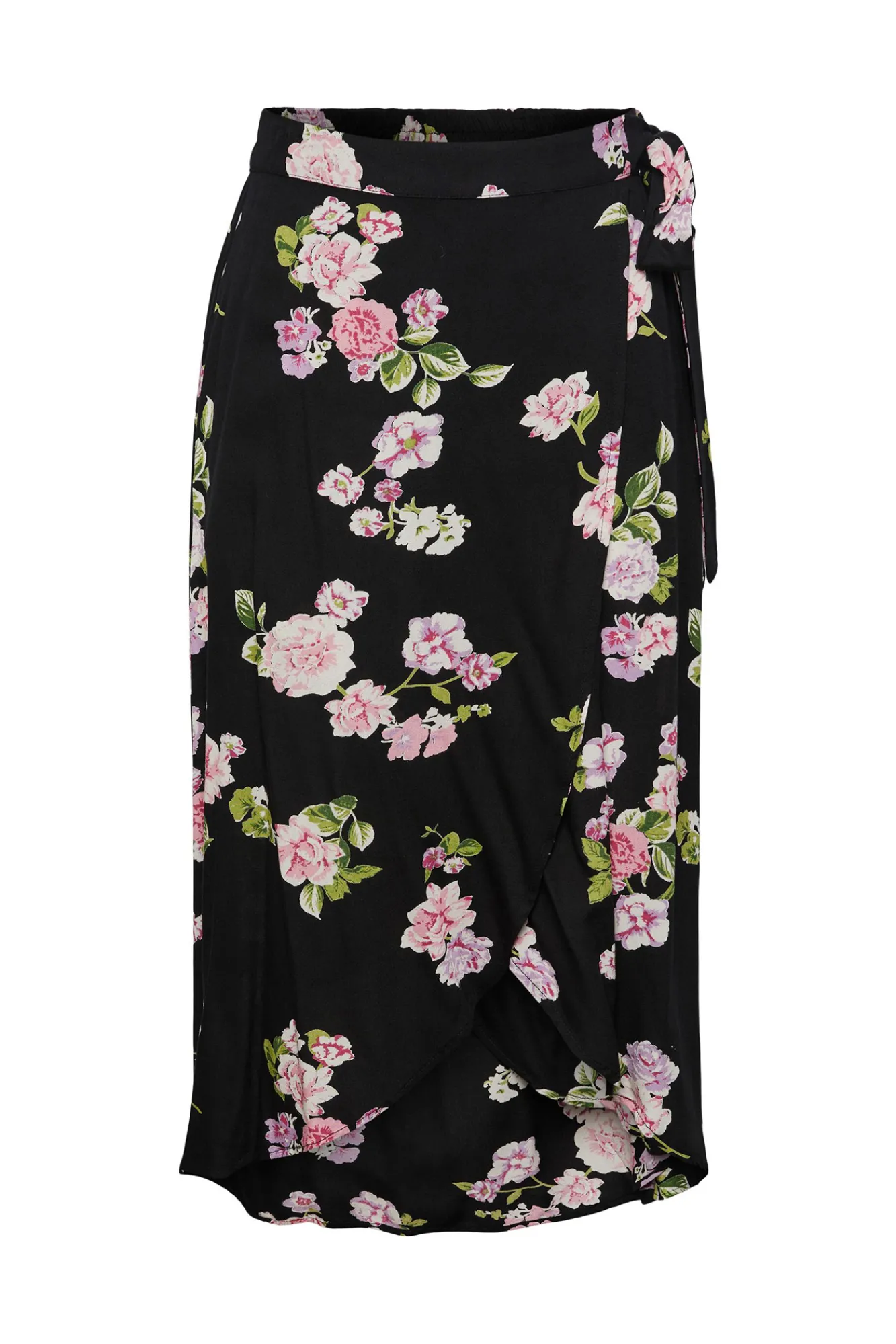 Pieces Falda Midi Cruzada. Multicolor Clearance