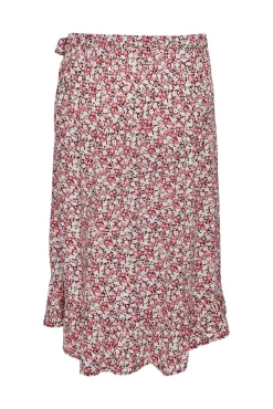 JDY Falda Midi Estampada Negro Sale