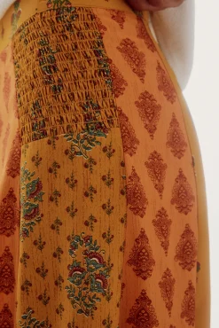 Slowlove Falda Midi Estampada Multicolor Outlet