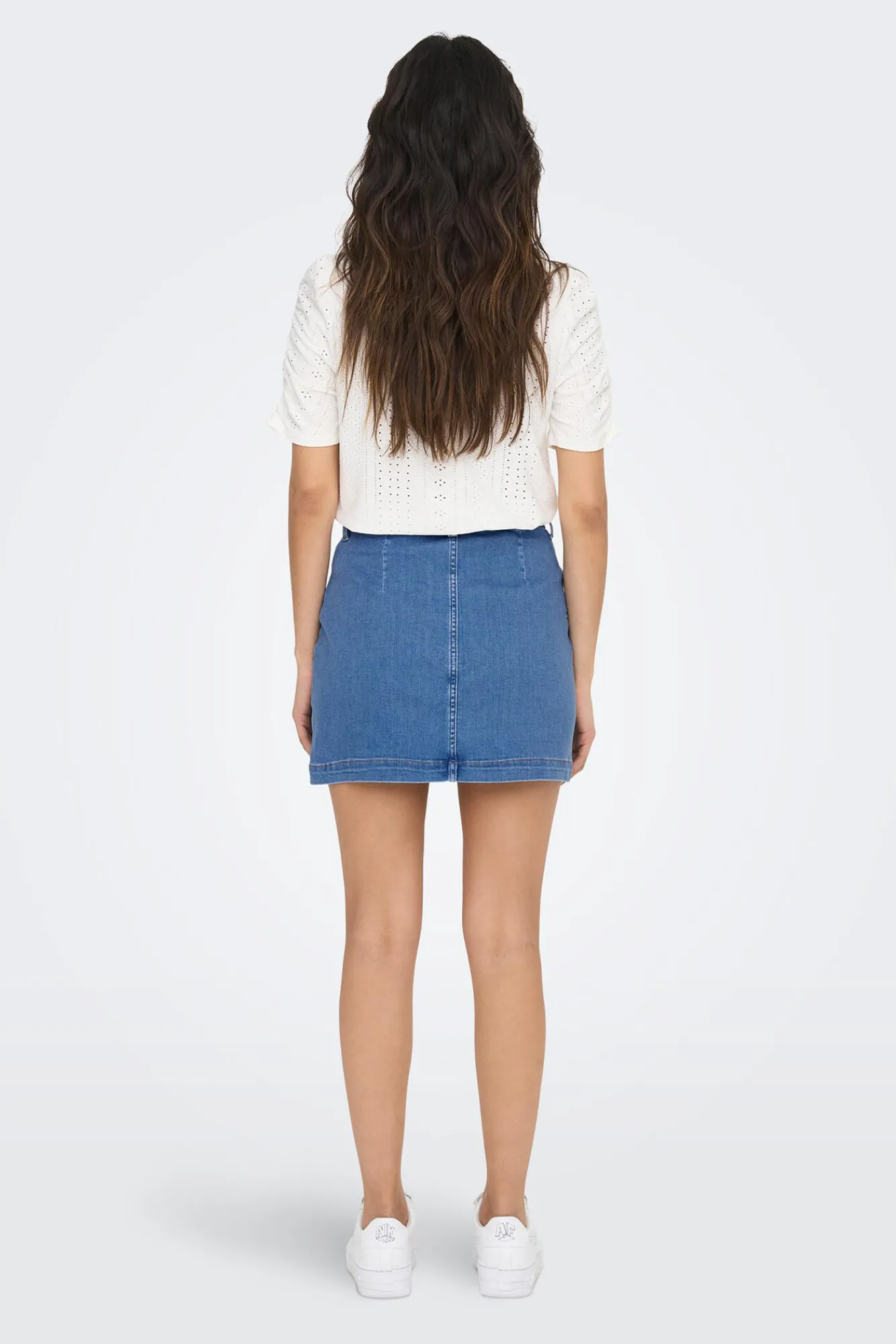 Only Falda Mini Denim Azul Claro Outlet
