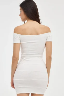 Inside Falda Mini Paneles Blanco Hot