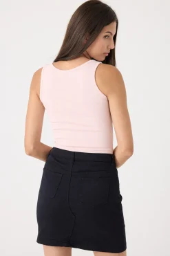 Inside Falda Mini Sarga Colores Negro Outlet