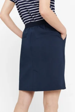 Cortefiel Falda Recta Azul Marino Sale
