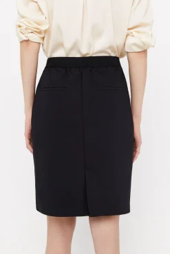 Cortefiel Falda Recta Negro Sale