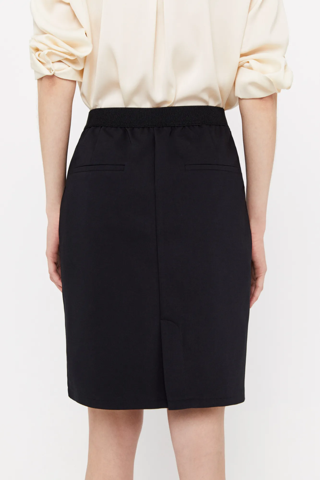 Cortefiel Falda Recta Negro Sale
