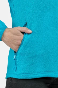 Izas Forro Polar Con Cremallera Roncal Turquesa Sale