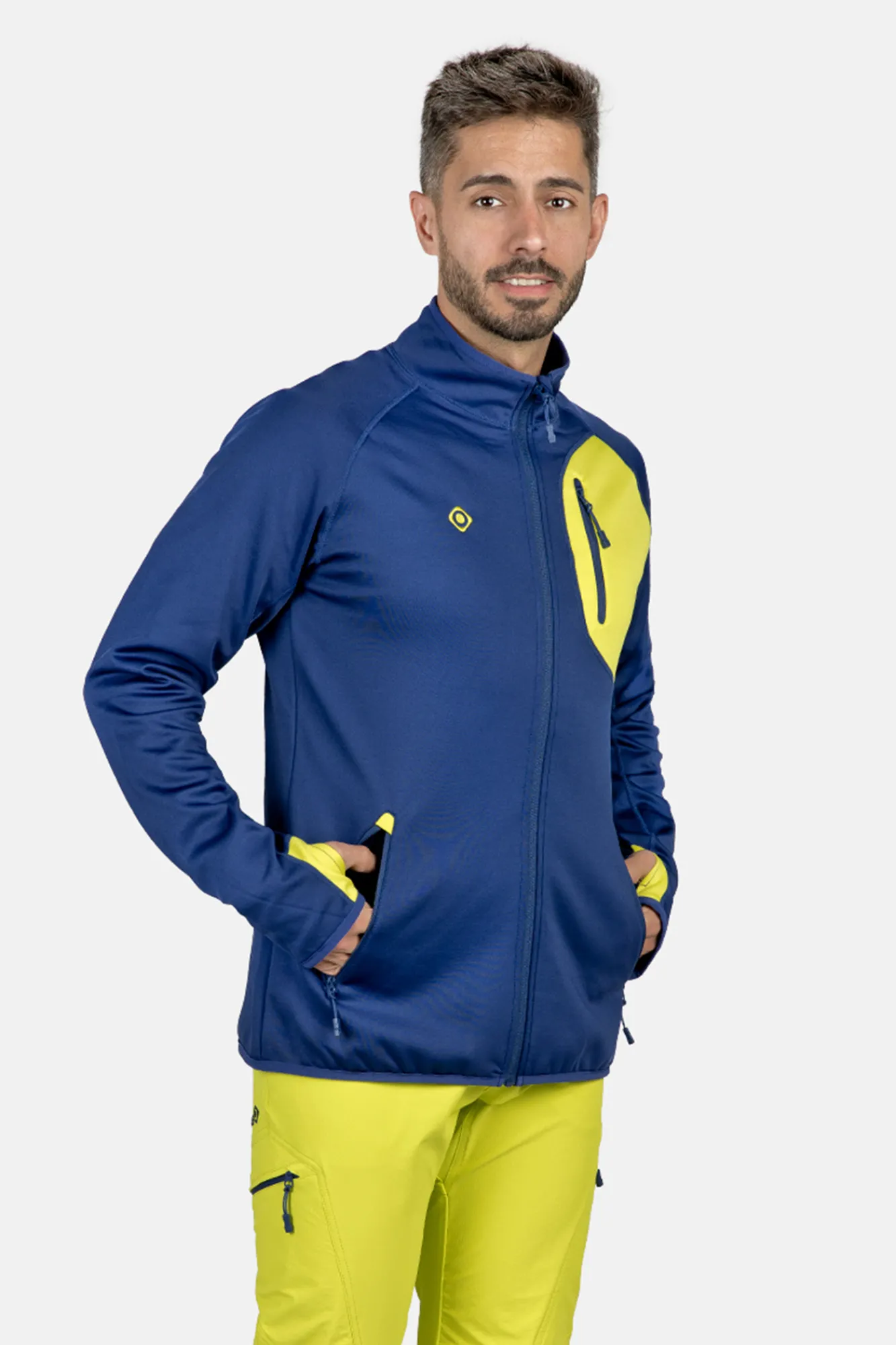 Izas Forro Polar Con Cremallera Ebro Azul Medio Clearance