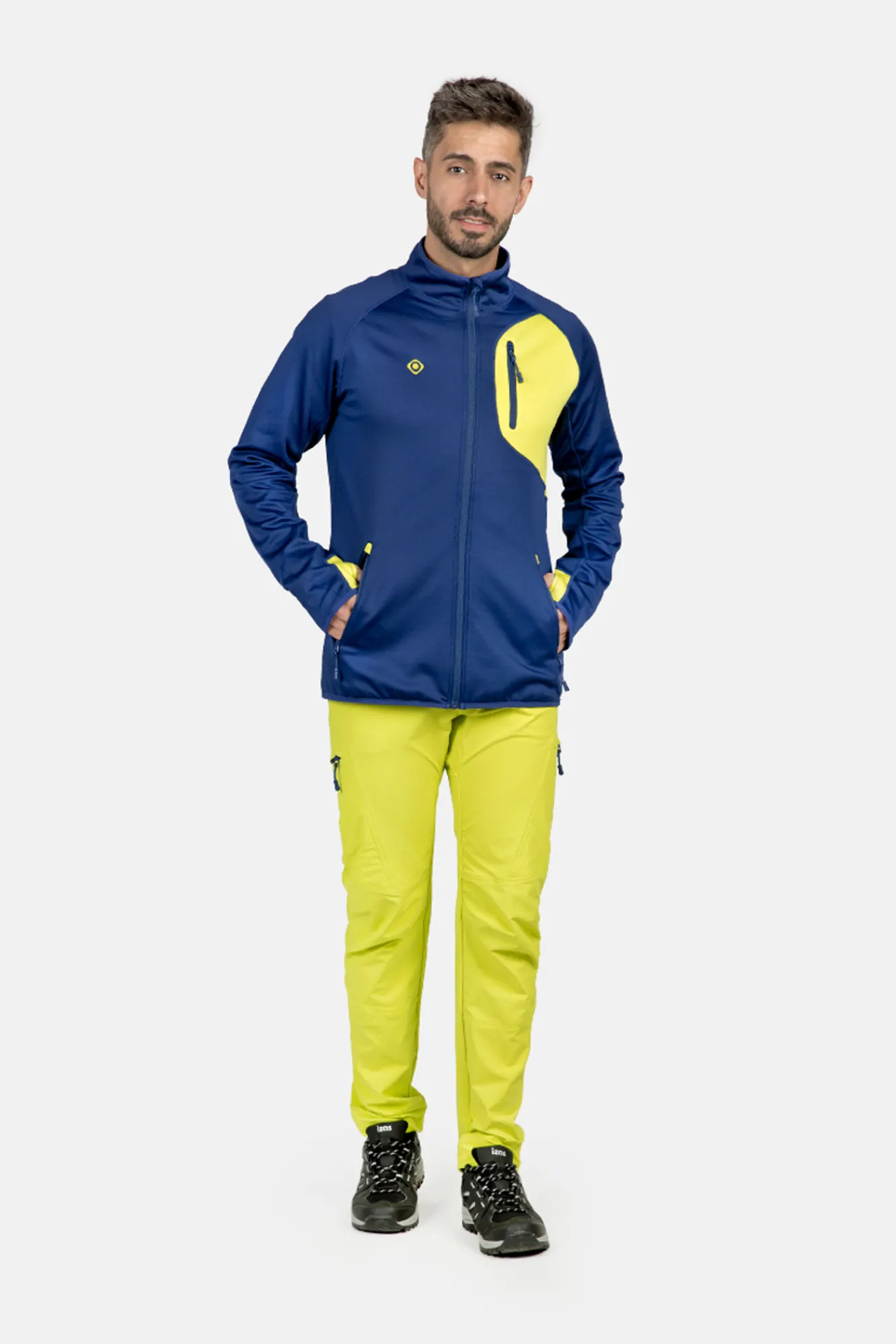 Izas Forro Polar Con Cremallera Ebro Azul Medio Clearance