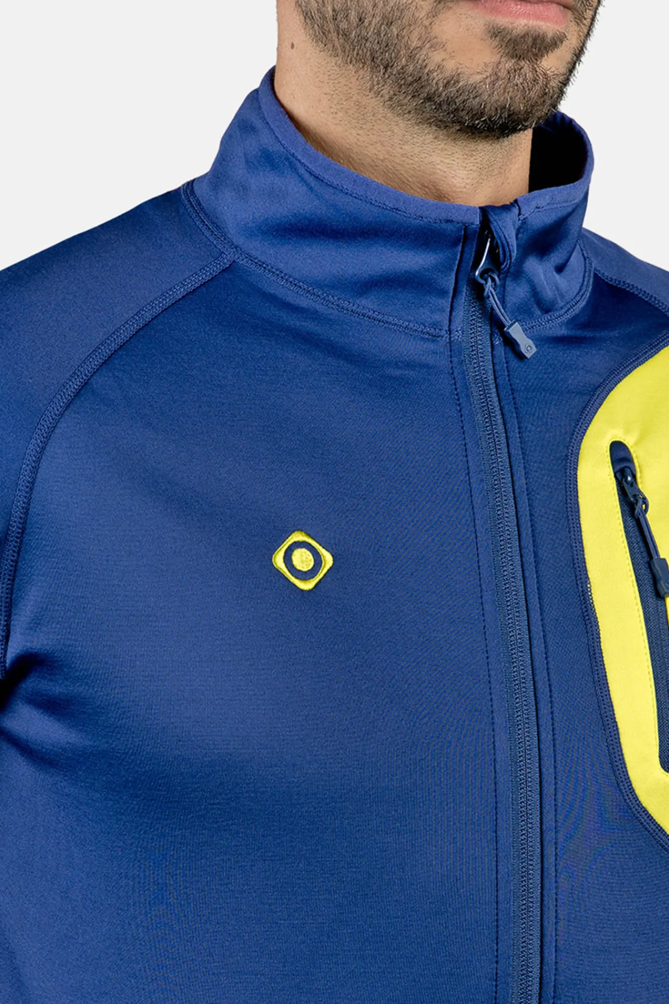 Izas Forro Polar Con Cremallera Ebro Azul Medio Clearance