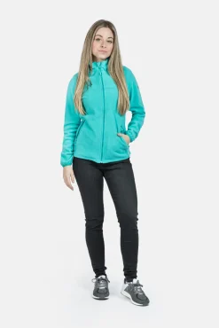 Izas Forro Polar Con Cremallera Roncal Turquesa Clearance