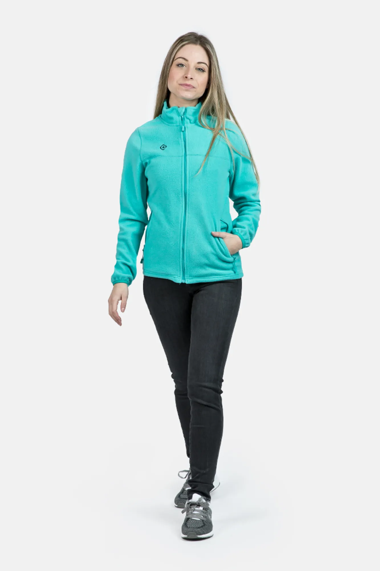 Izas Forro Polar Con Cremallera Roncal Turquesa Clearance