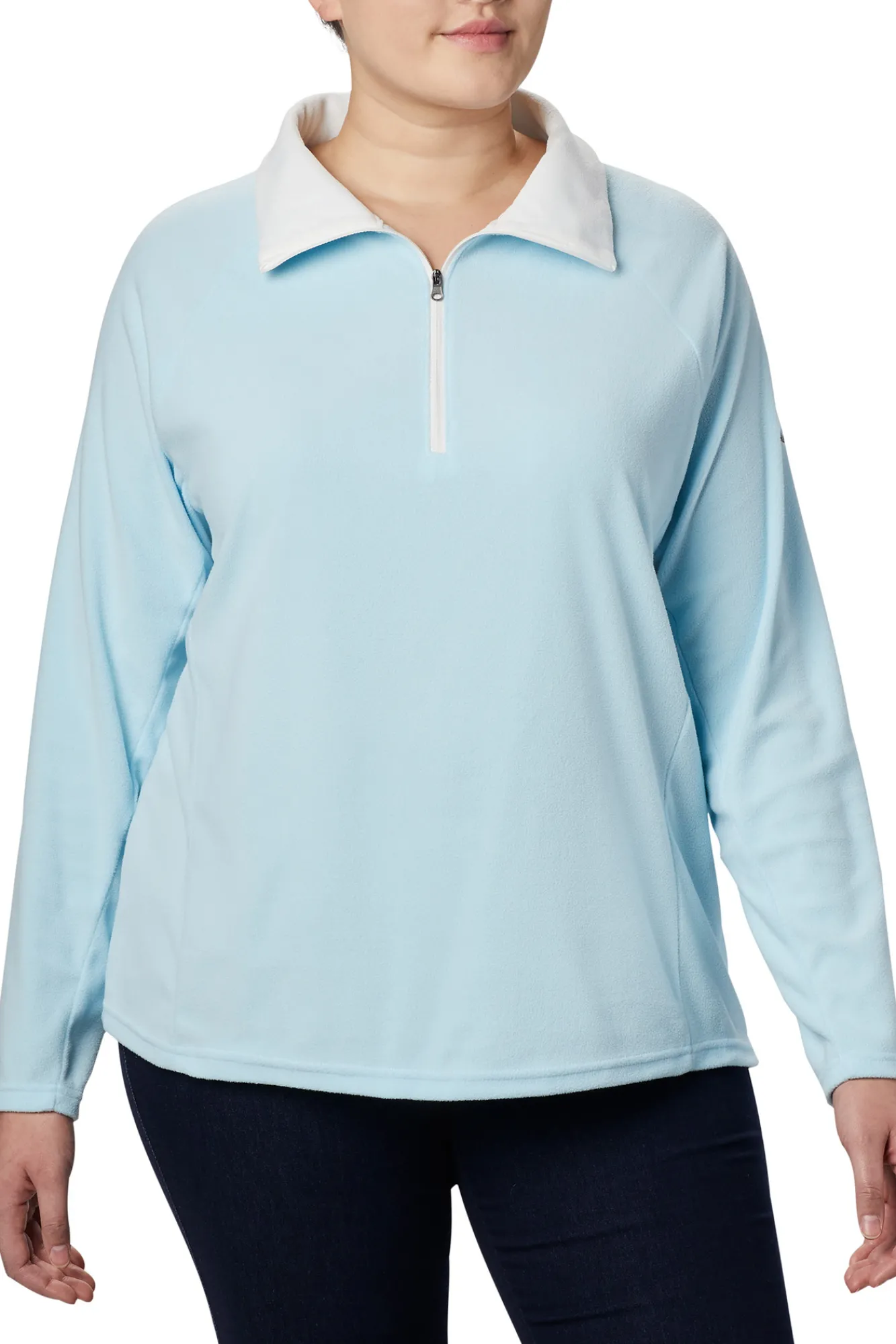 Columbia Forro Polar Con Media Cremallera Glacial™ Azul Discount