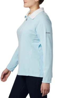 Columbia Forro Polar Con Media Cremallera Glacial™ Azul Discount