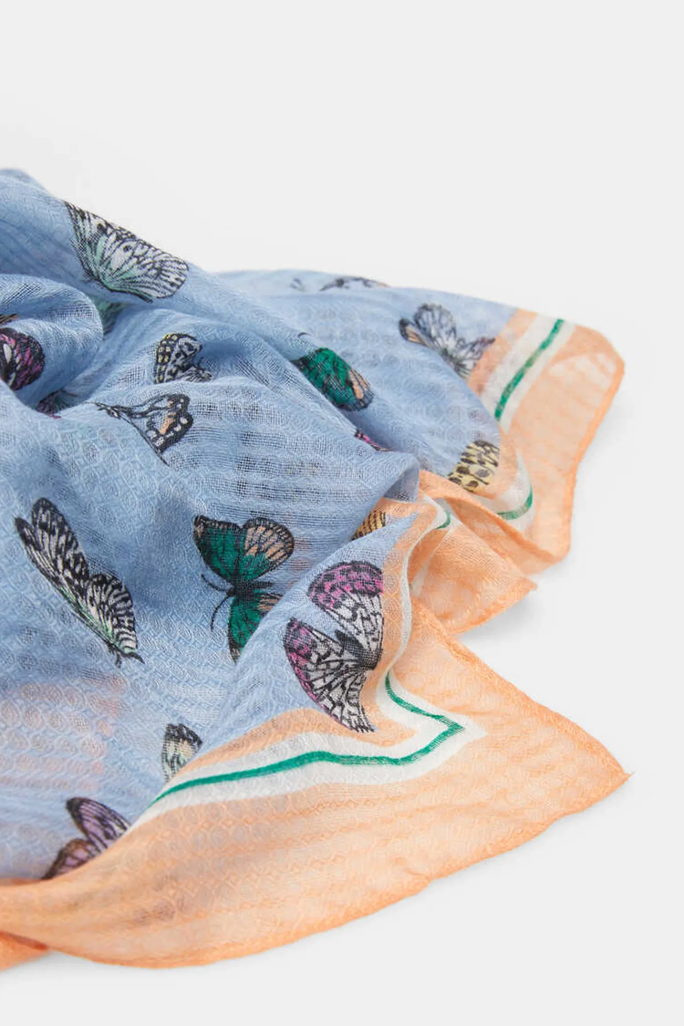 * Fular Mariposas Marron New